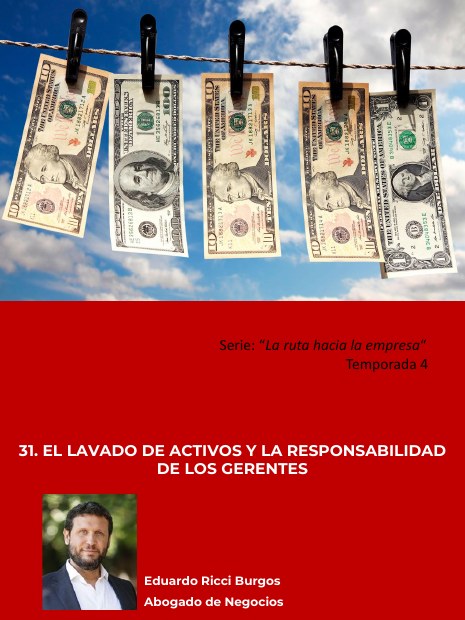 Portada de El lavado de activos y la responsabilidad de los gerentes